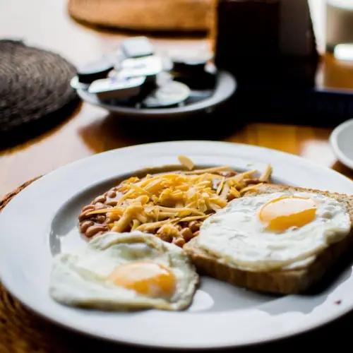 Breakfast at Babuka restaurant