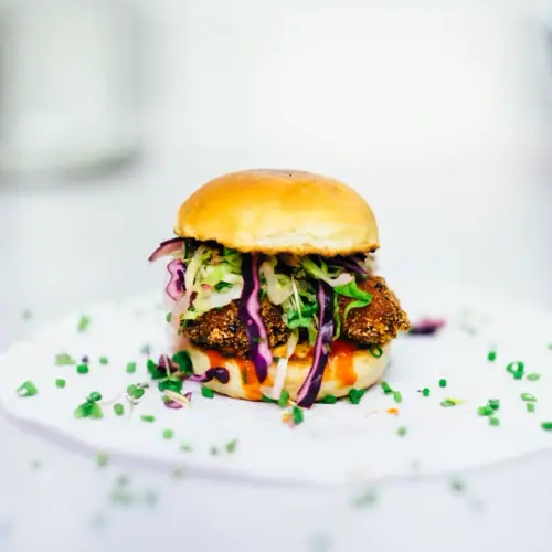 Burgers at Babuka restaurant