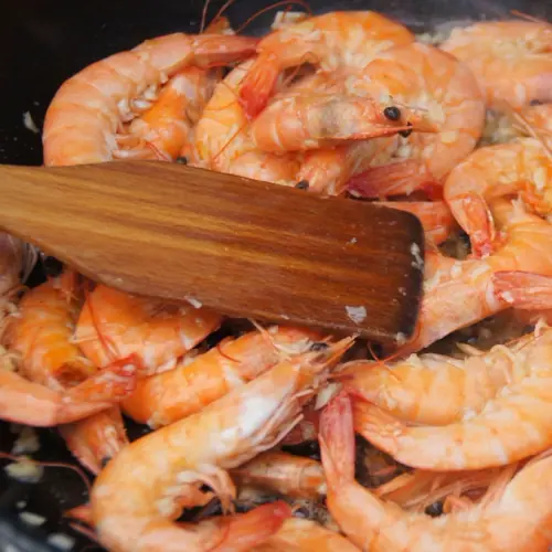 Seafood at Babuka restaurant