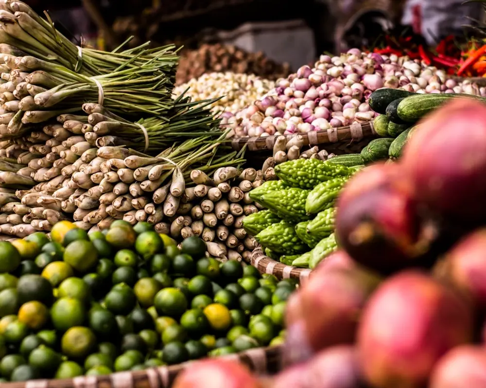 Fresh ingredients delivered to the Babuka kitchen each morning