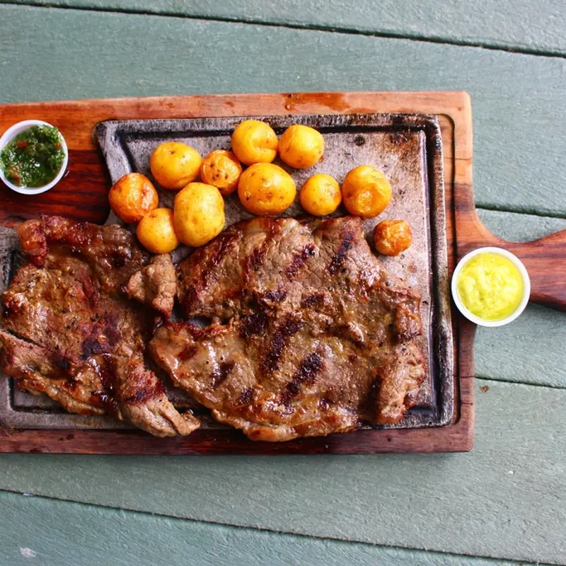 Coal-Fired Ribeye served at Babuka restaurant