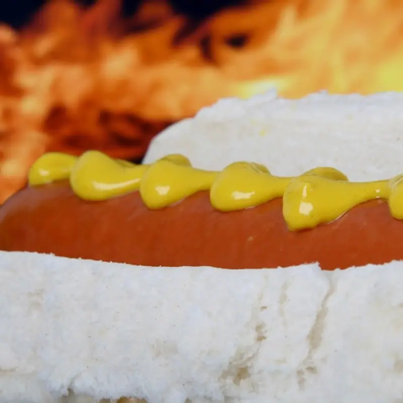Smoked Frankfurter from the Babuka restaurant menu