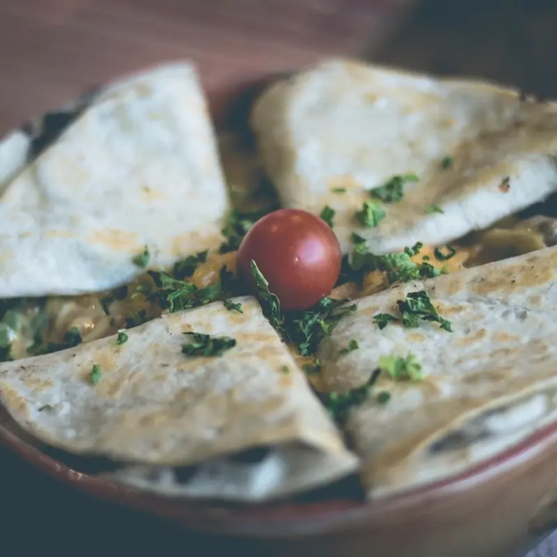 Charred Veggie Wrap from the Babuka restaurant menu